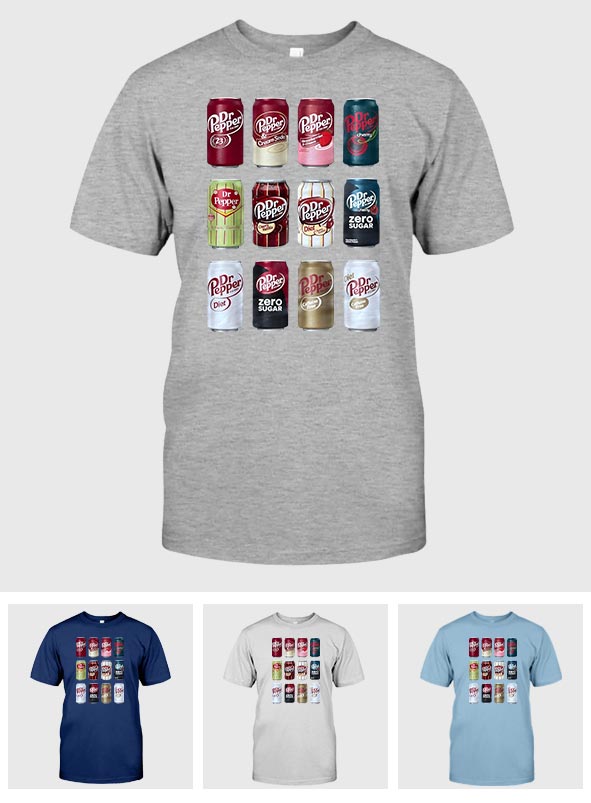 All Type Of Cans - Texas Drink T-shirt And Hoodie