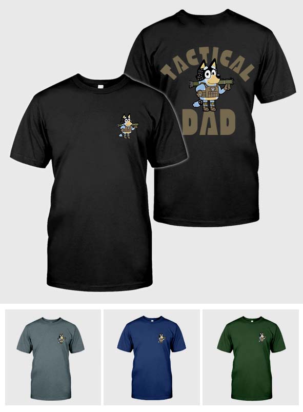 Tactical Dad Bluey T-shirt And Hoodie