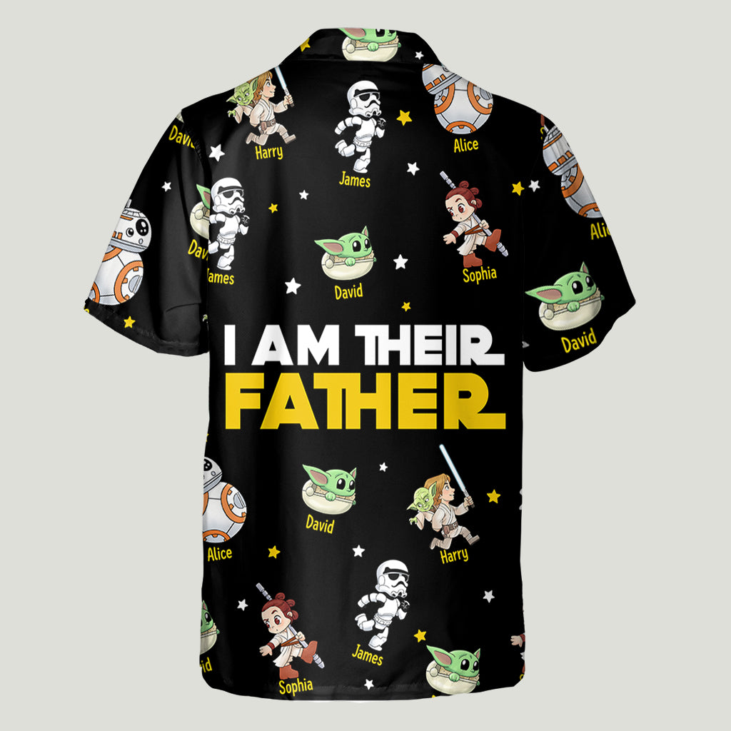 I Am Their Father - Personalized The Force Hawaiian Shirt