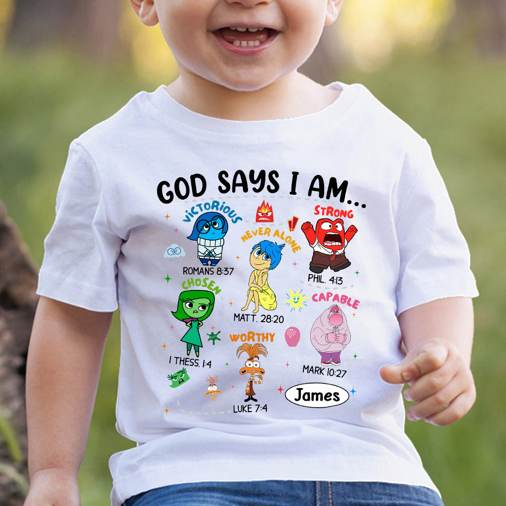 God Says I Am - Personalized T-shirt And Hoodie