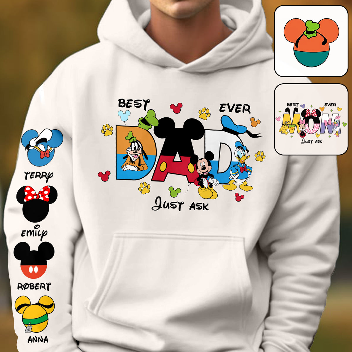 Best Dad Ever - Personalized Father All Over Shirt