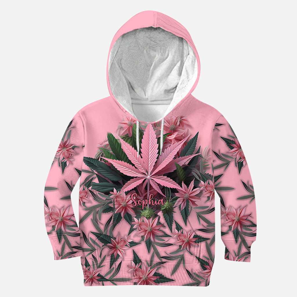 Pink Stoner Chick - Personalized Weed All Over Shirt