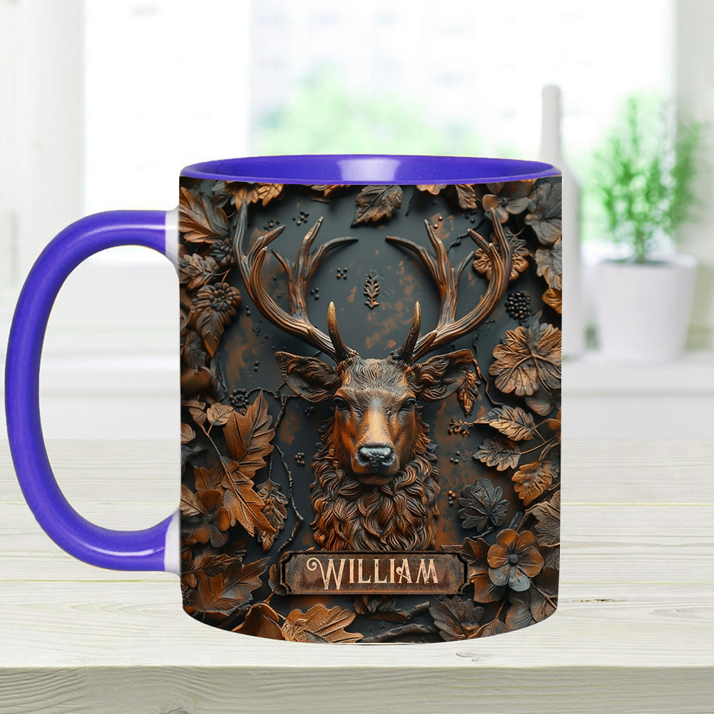 Stunning Deer - Personalized Hunting Accent Mug