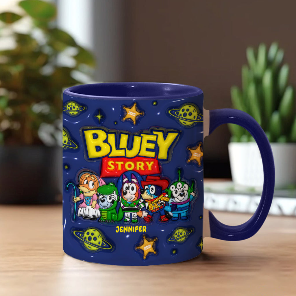 Bluey Story - Personalized Accent Mug