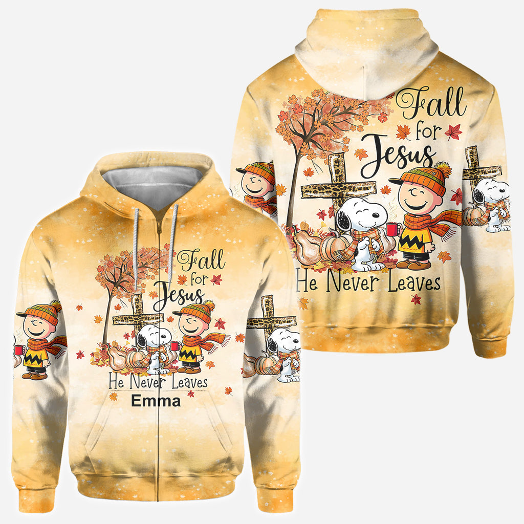 Fall For Jesus - Personalized All Over Shirt