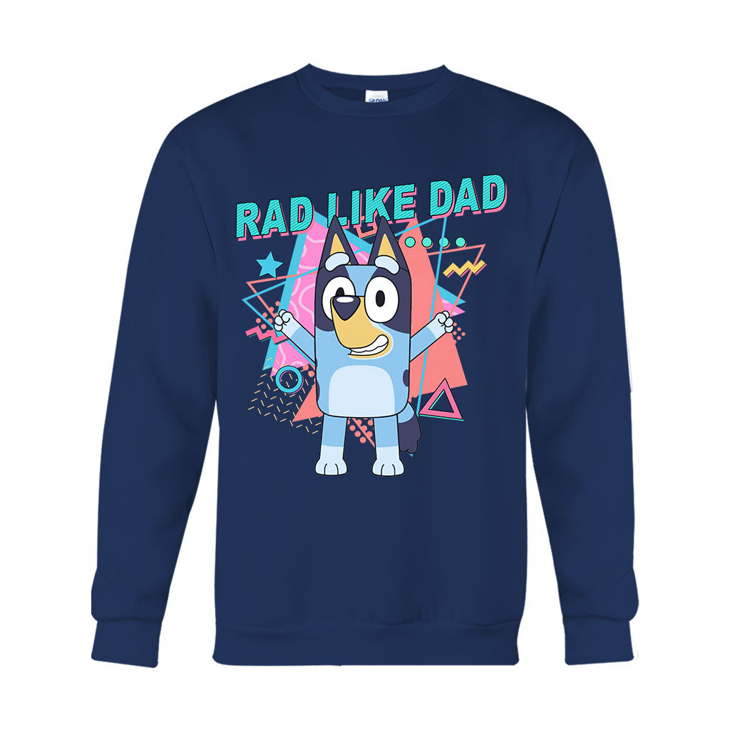 Rad Like Dad - Personalized Father T-shirt And Hoodie