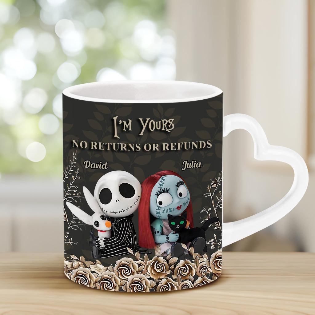 I'm Yours - Personalized Nightmare Heart Handle Mug