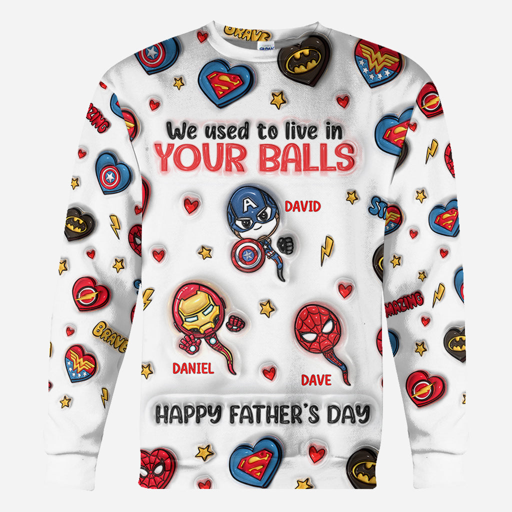 Happy Father's Day - Personalized Marvelous Universe All Over Shirt