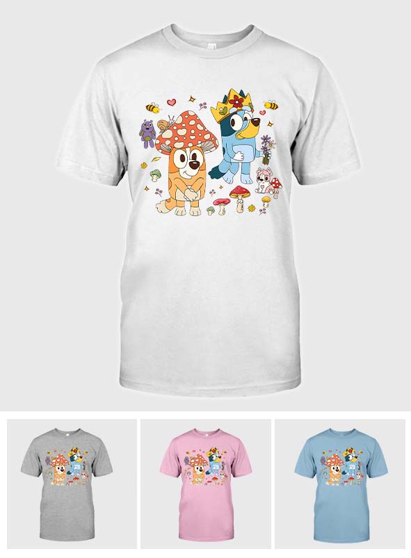 Mushroom Pattern - Mouse T-shirt And Hoodie