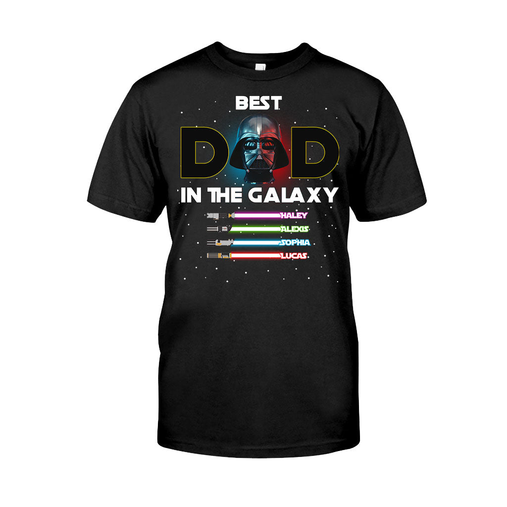 Best Dad In The Galaxy - Personalized The Force T-shirt And Hoodie