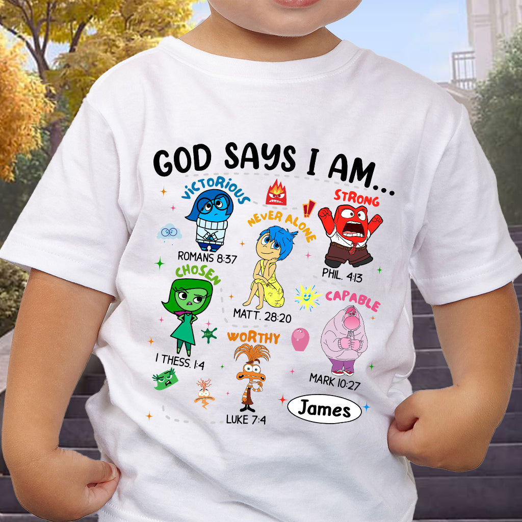 God Says I Am - Personalized T-shirt And Hoodie