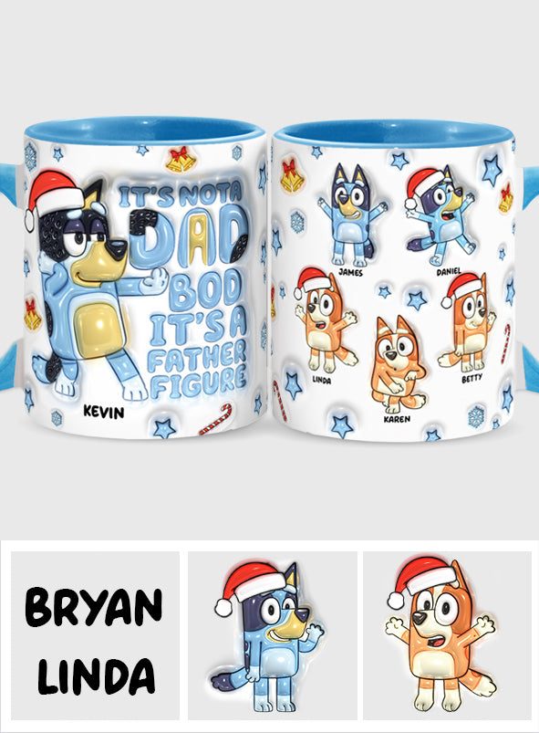 It's Not A Dad Bob - Personalized Father Accent Mug