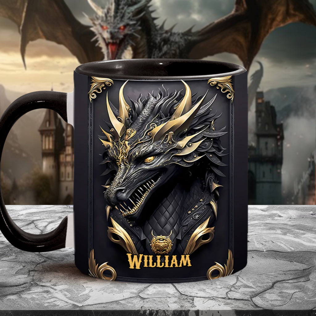 Love Dragons - Personalized Dragon Accent Mug