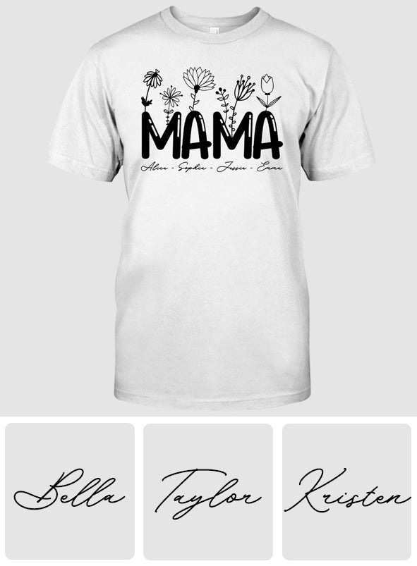 Best Mama Ever - Personalized Mother T-shirt And Hoodie