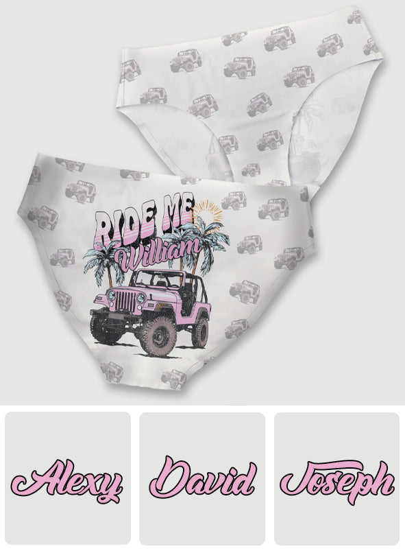 Ride Me - Personalized Car Women's Briefs