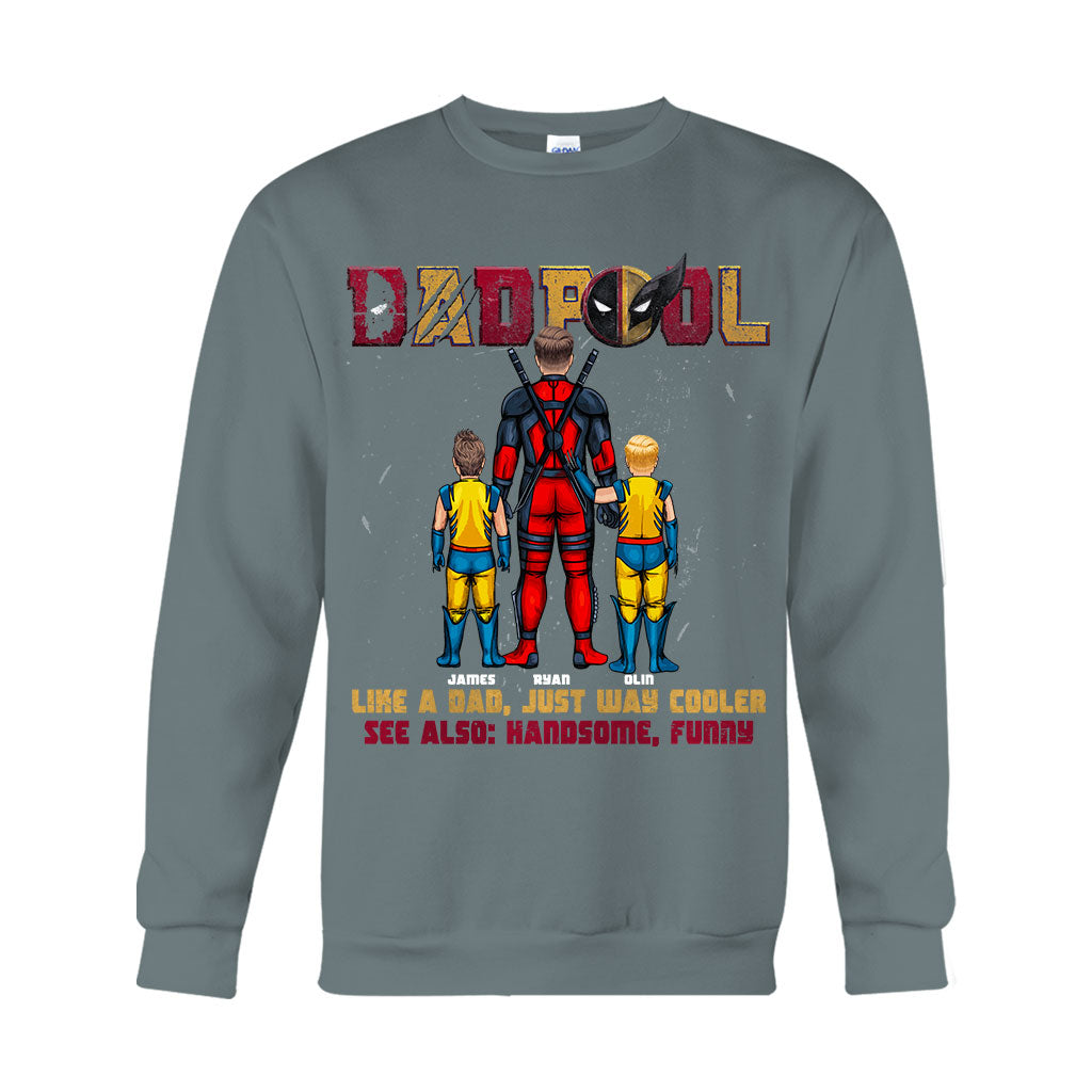 DadPool Like A Dad Just Way Cooler - Personalized The Psychopath T-shirt And Hoodie