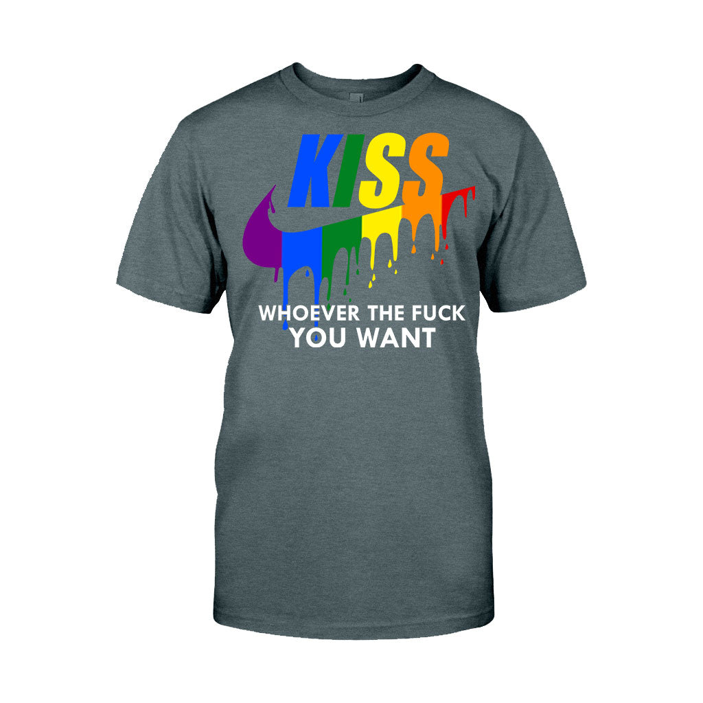 Kiss Whoever You Want - LGBT Support T-shirt And Hoodie