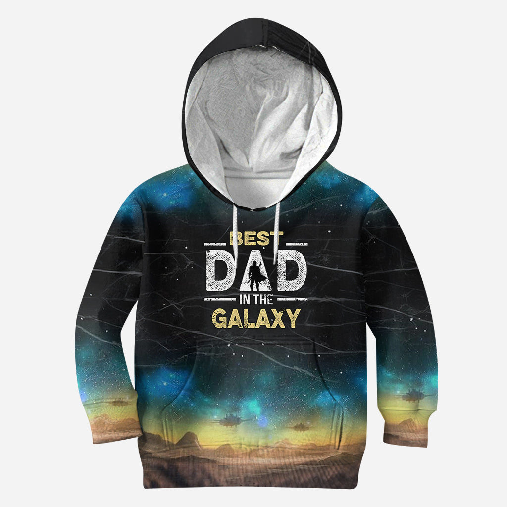 Best Dad In The Galaxy - Personalized The Force All Over Shirt