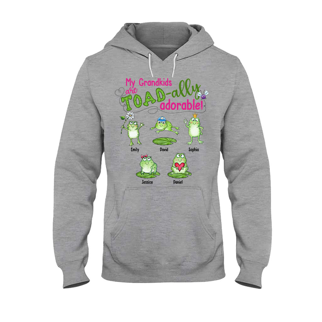 My Grandkids Are Toad-ally - Personalized Grandma T-shirt And Hoodie