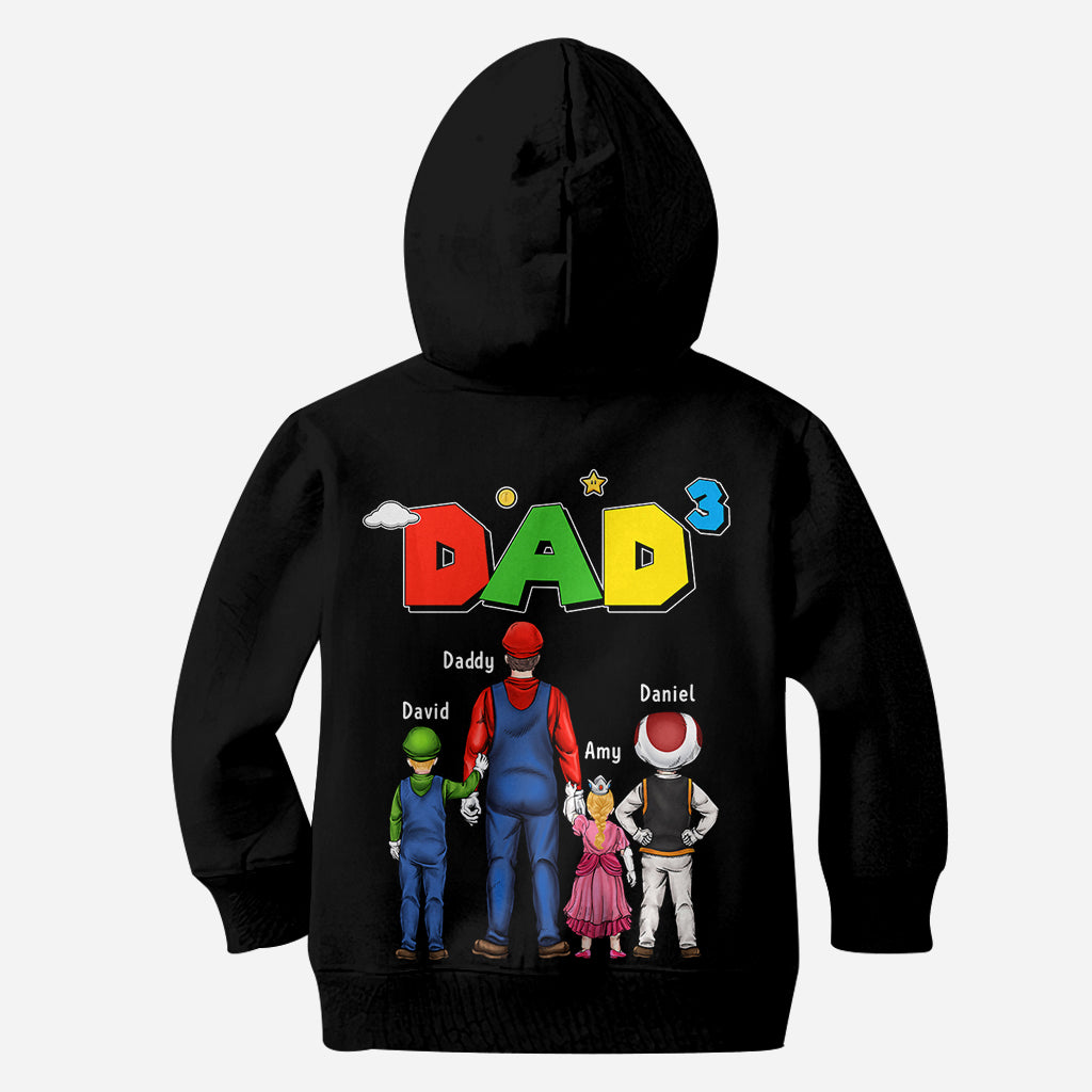 Super Daddio - Personalized Father All Over Shirt