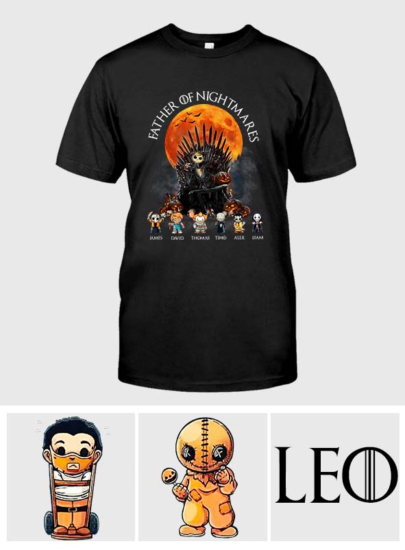Father Of Nightmares - Personalized Father T-shirt And Hoodie