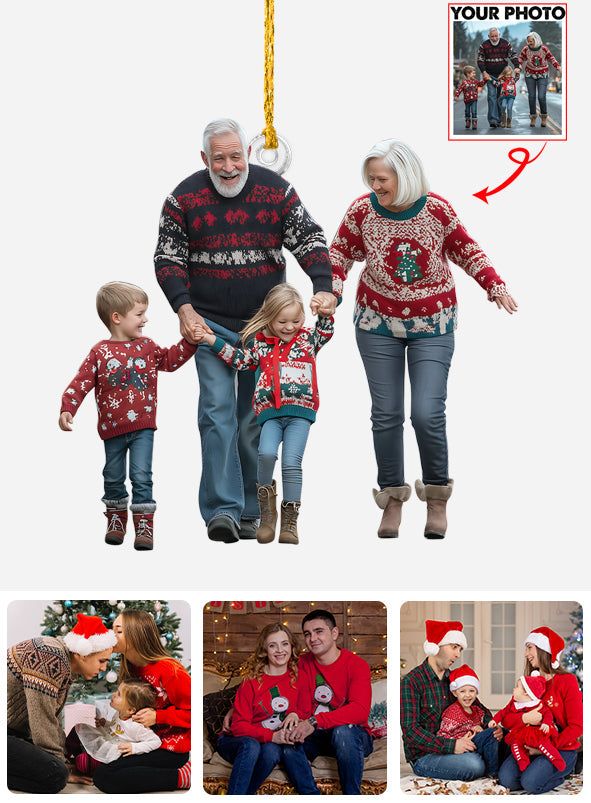 Custom Any Photo Ornament - Personalized Family Custom Shaped Ornament