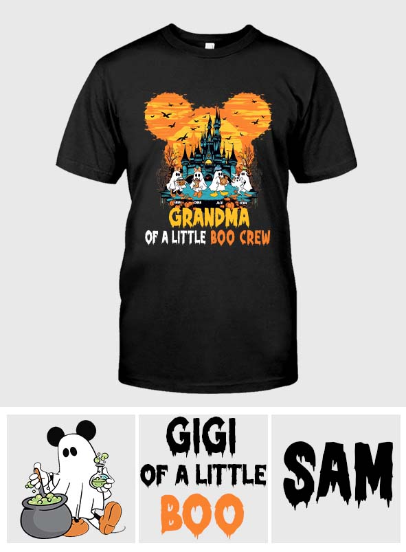 Little Boo Crew - Personalized Mouse T-shirt And Hoodie
