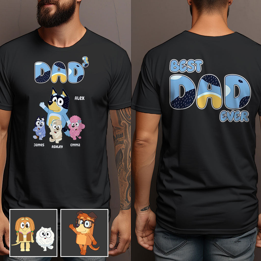Best Dad Ever - Personalized Father All Over Shirt