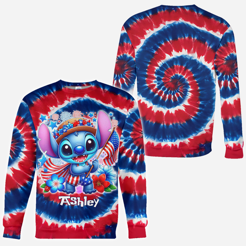 Cute Mouse 4th Of July - Personalized Ohana All Over Shirt