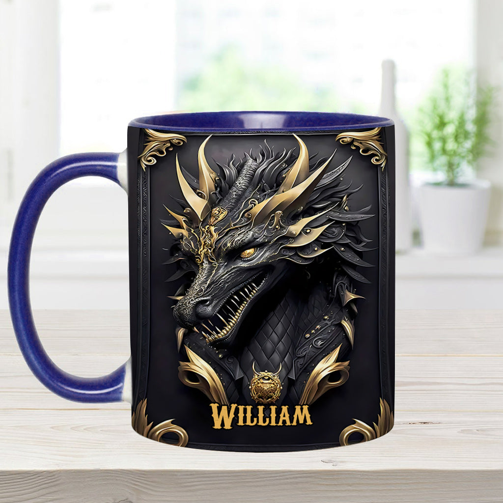 Love Dragons - Personalized Dragon Accent Mug