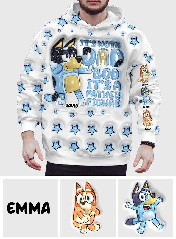 It's Not A Dad Bod It's A Father Figure - Personalized Father All Over Shirt