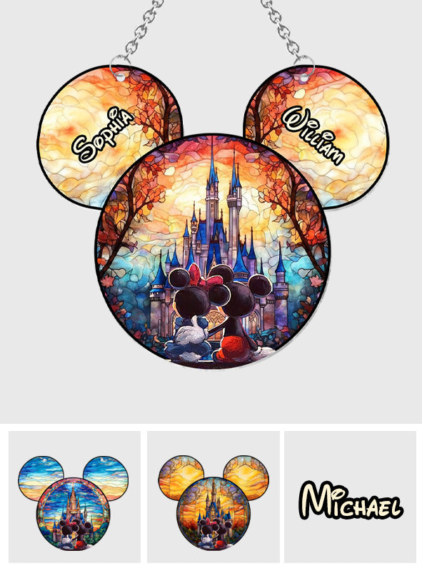 You & Me We Got This - Personalized Mouse Window Hanging Suncatcher Ornament