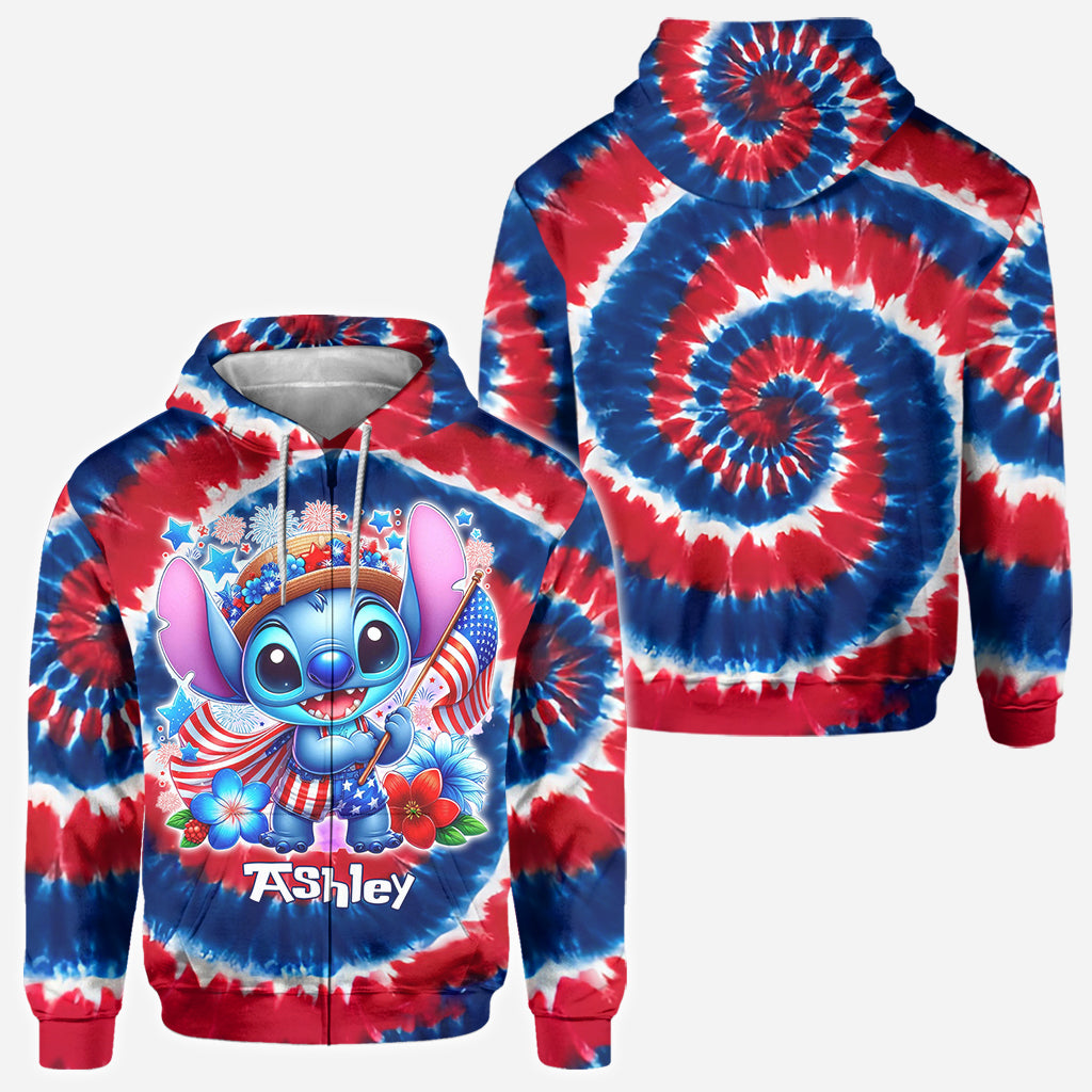 Cute Mouse 4th Of July - Personalized Ohana All Over Shirt