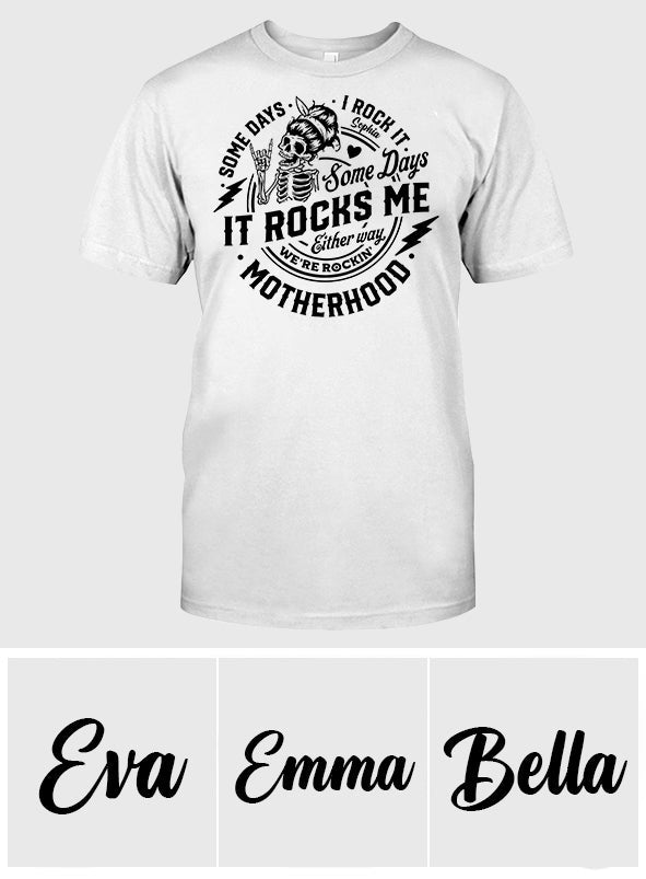 We Are Rockin' Mother Hood - Personalized Mother T-shirt And Hoodie