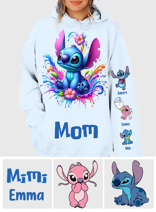 Blue Mother - Personalized Ohana All Over Shirt