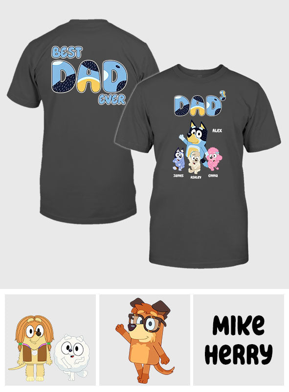 Best Dad Ever - Personalized Father All Over Shirt