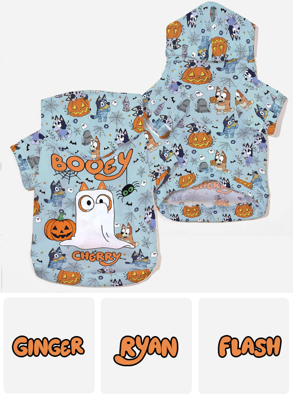 Halloween Cute Booey Dog - Personalized Dog Pet Hoodie