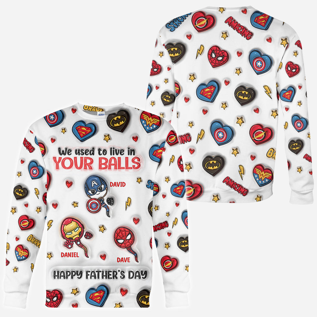Happy Father's Day - Personalized Marvelous Universe All Over Shirt