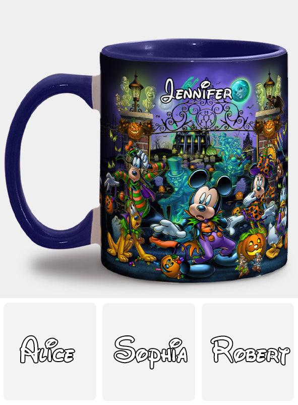 Welcome Foolish Mortals - Personalized Mouse Accent Mug