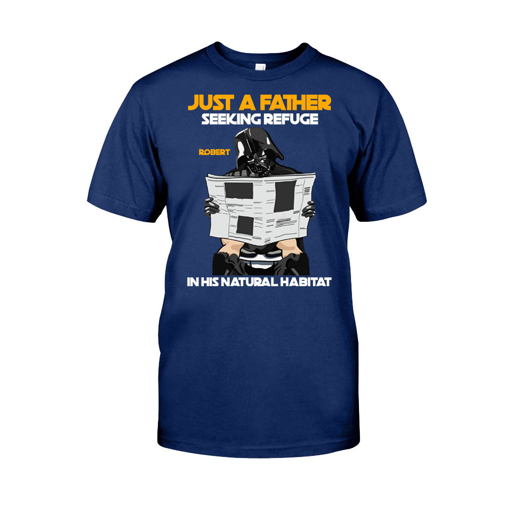 Just A Father Seeking Refuge In His Natural Habitat - Personalized The Force T-shirt And Hoodie