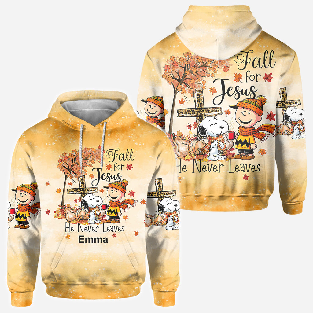 Fall For Jesus - Personalized All Over Shirt