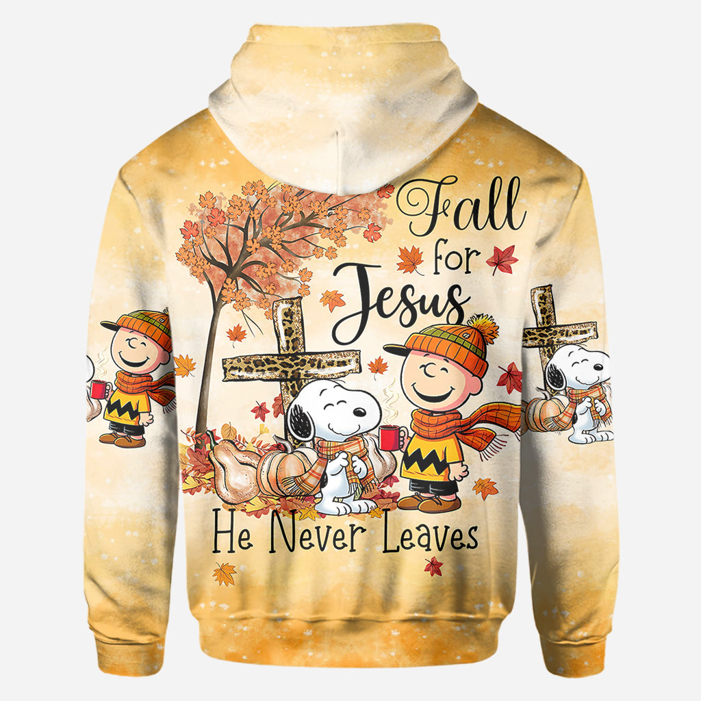 Fall For Jesus - Personalized All Over Shirt