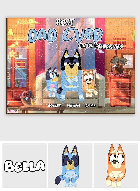 Best Dad Ever - Personalized Jigsaw Puzzle