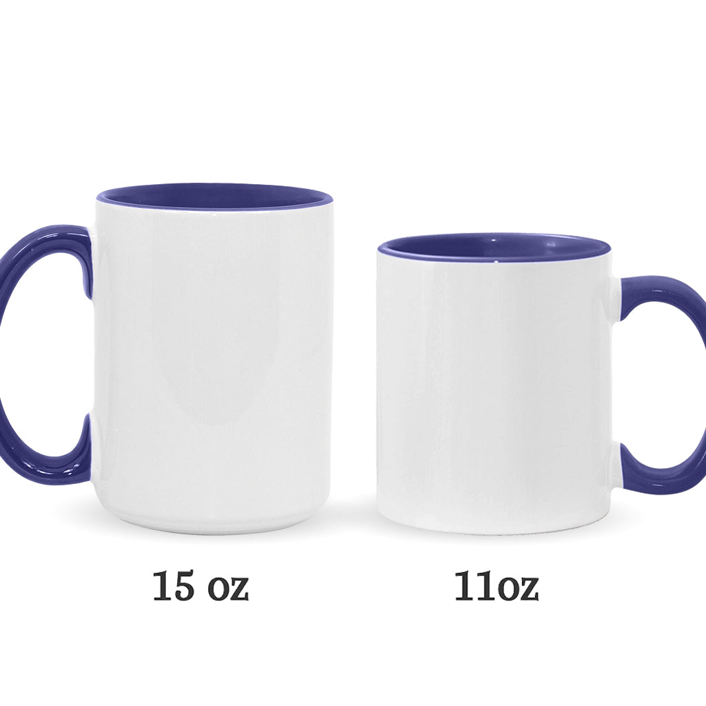 Floral Butterflies - Personalized Butterfly Accent Mug