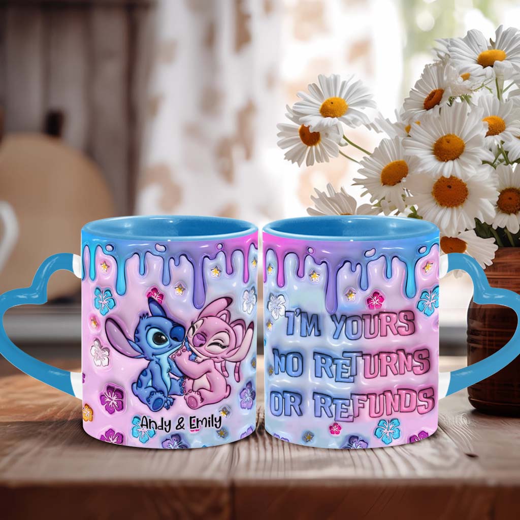 I'm Yours - Personalized Ohana Heart Handle Mug