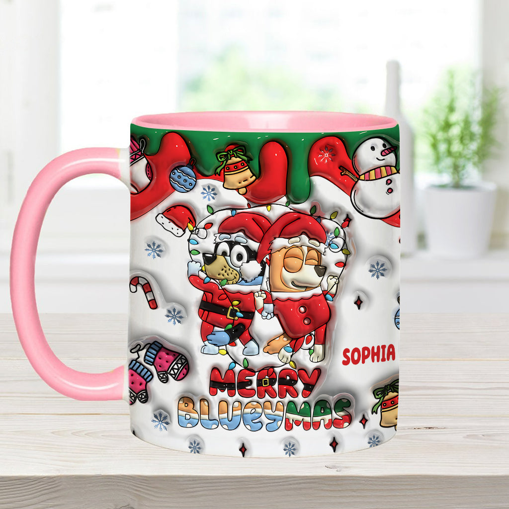 Merry Christmas - Personalized Accent Mug