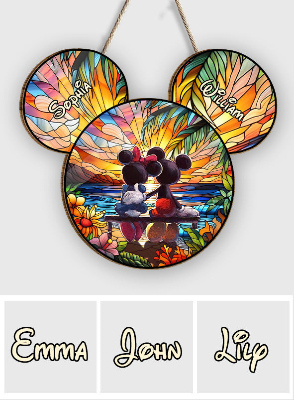 You And Me We Got This - Personalized Mouse Custom Shaped Wood Sign