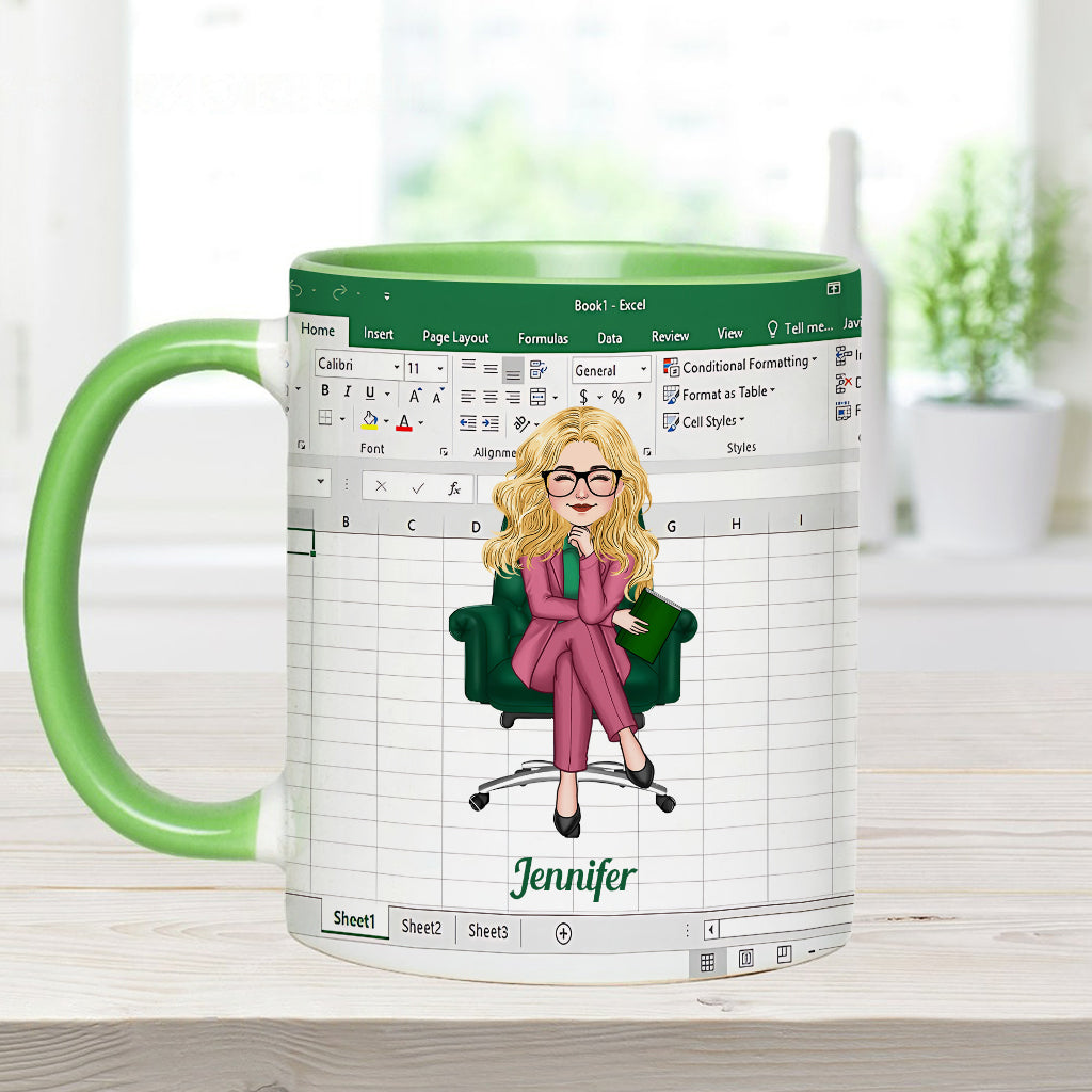 Freak In The Sheet - Personalized Colleague Accent Mug