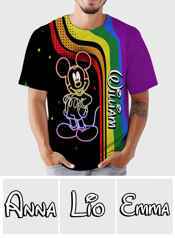 Pride Me - Personalized Mouse All Over Shirt