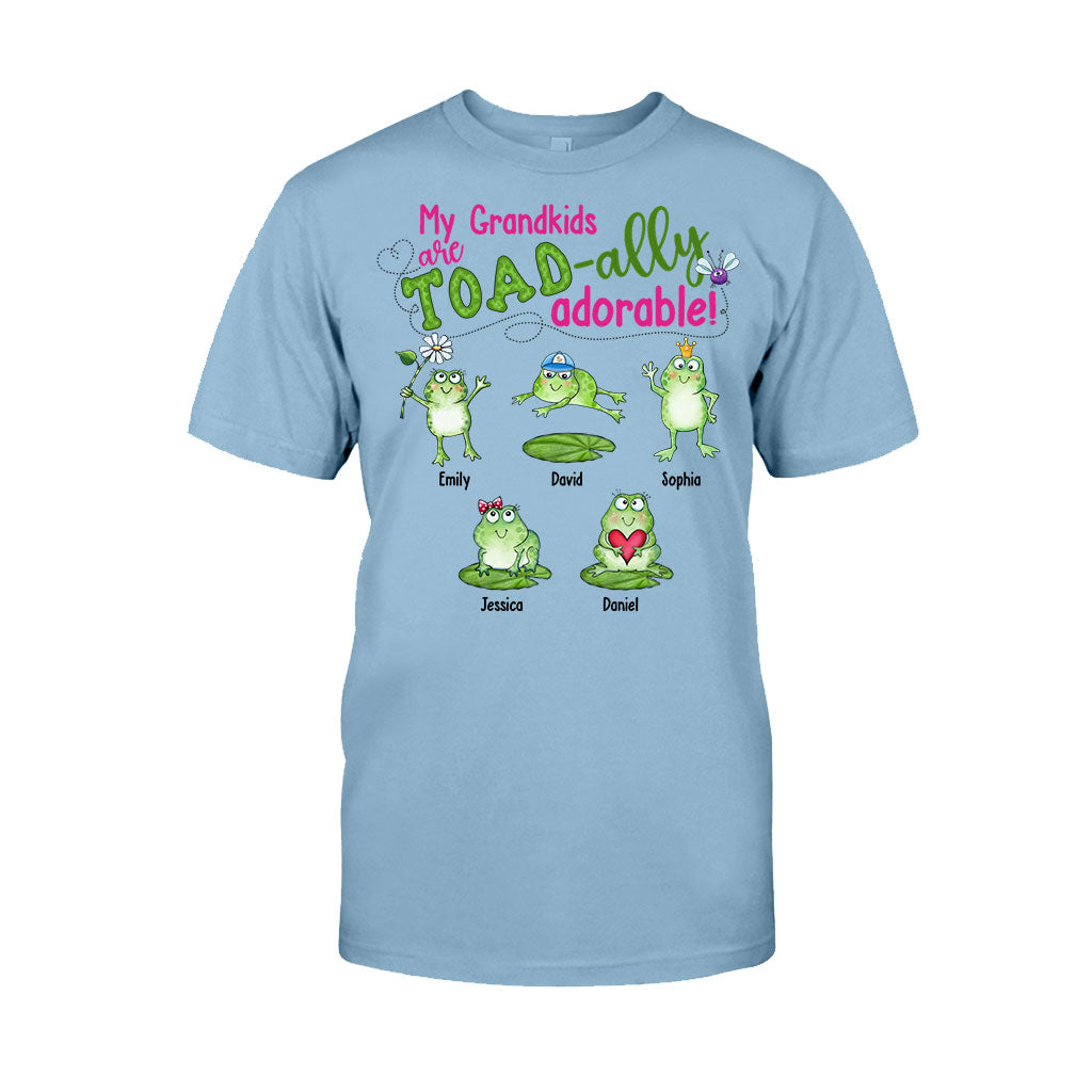 My Grandkids Are Toad-ally - Personalized Grandma T-shirt And Hoodie